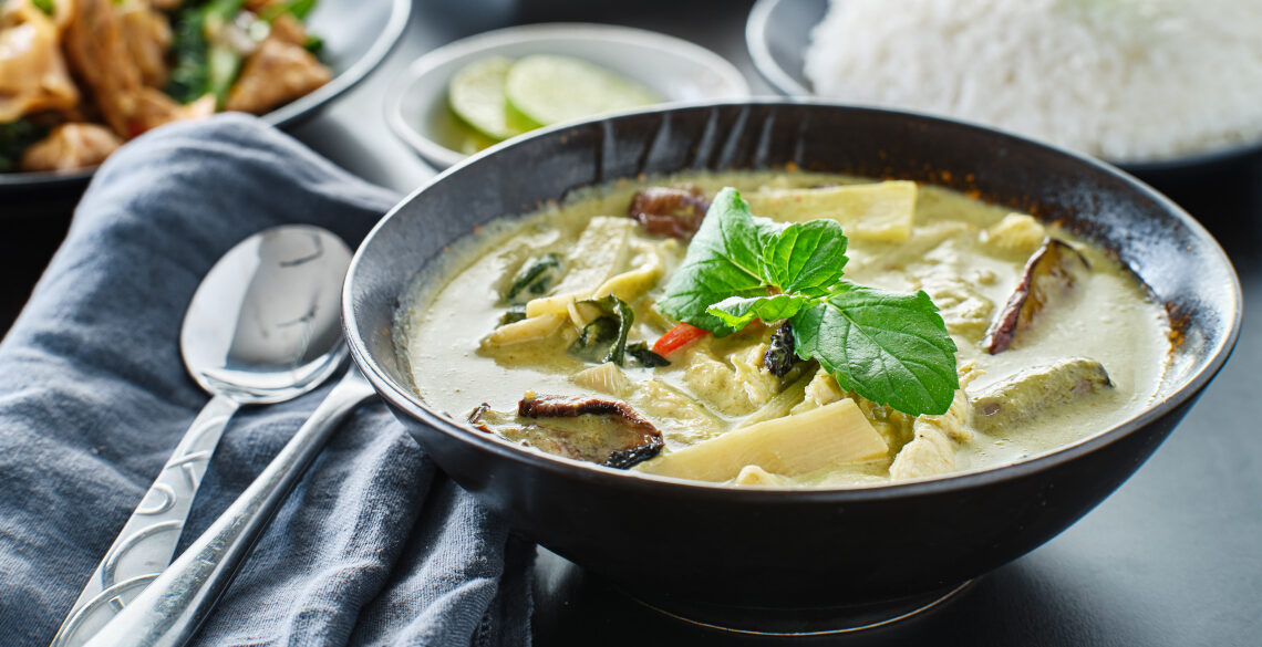 poulet au curry vert thaï