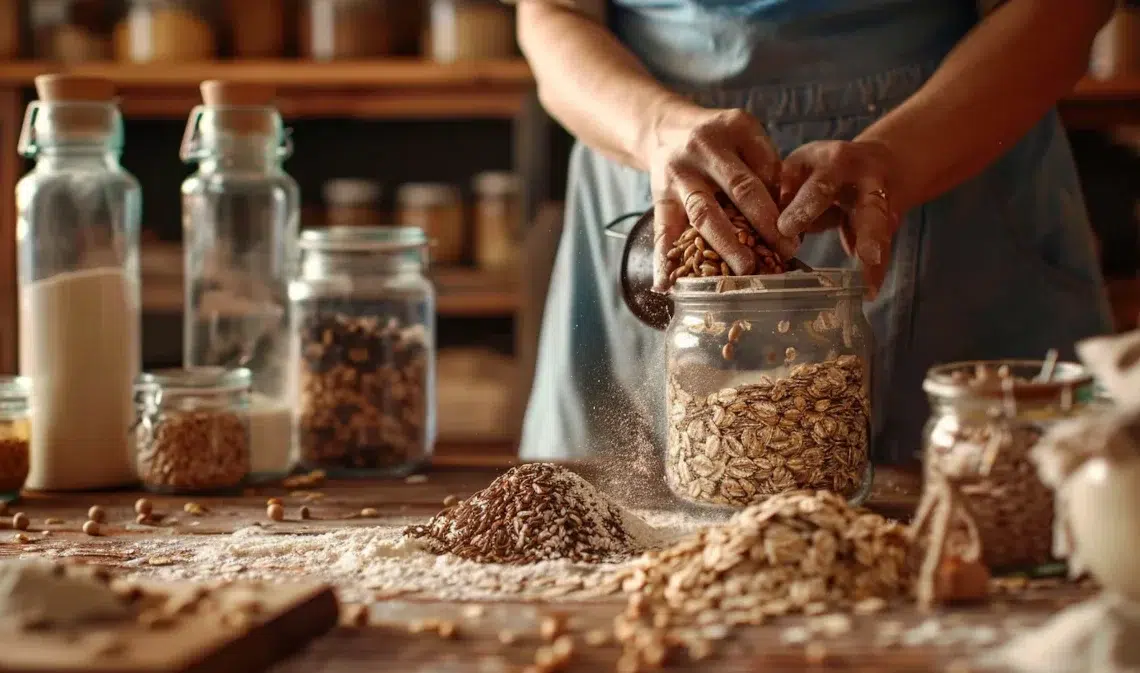 production domestique de farine